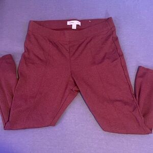Burgundy OldNavy Women’s XL Stevie dressy leggings
